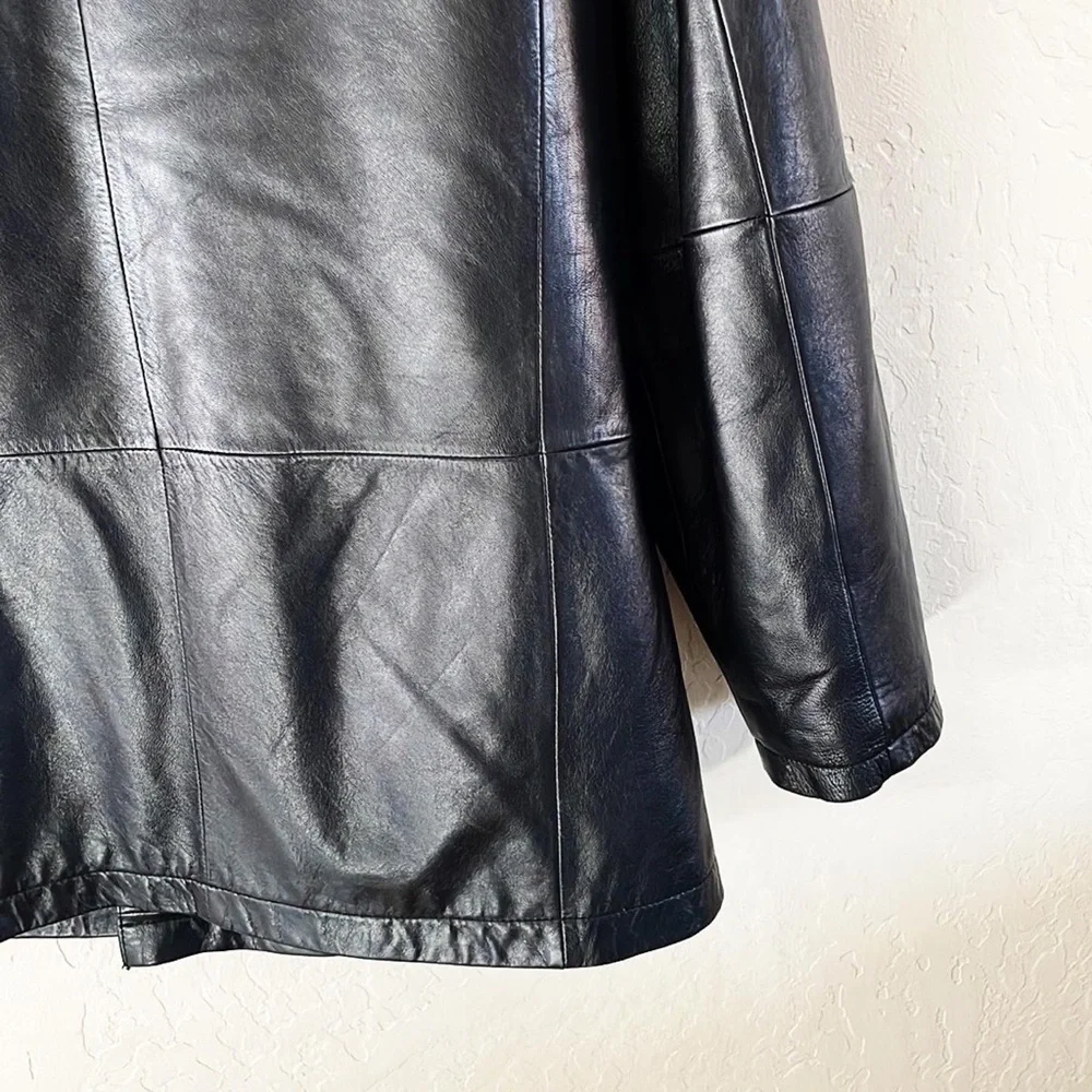Wilson’s Leather‎ Pelle Studio Thinsulate Soft Leather Black Jacket